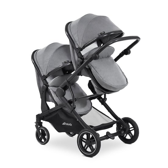 Poussette double Atlantic Twin Grey  de Hauck Poussette double Atlantic Twin Grey  de Hauck
