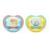 Lot de 2 sucettes ultra air nuit animaux