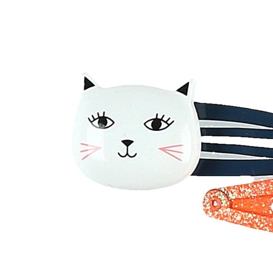 Barrettes Chat Taille unique de Noukies Barrettes Chat Taille unique de Noukies