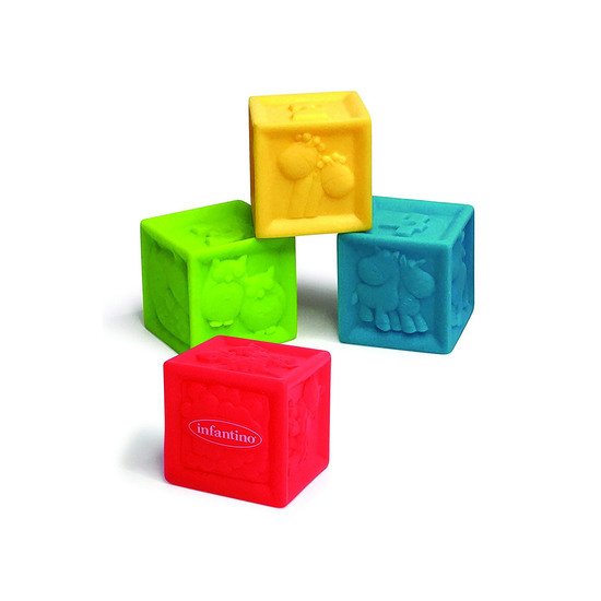 Cubes souples sensoriels Multicolore  de Infantino