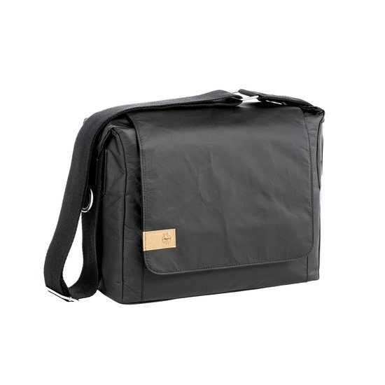 Sac Green Label messenger bag Tyvek Noir  de Lässig