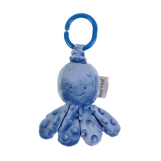 Lapidou Peluche Vibrante Pieuvre Bleu foncé  de Nattou