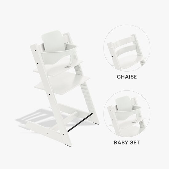 Tripp Trapp® Pack Chaise haute + Baby Set Blanc  de Stokke®