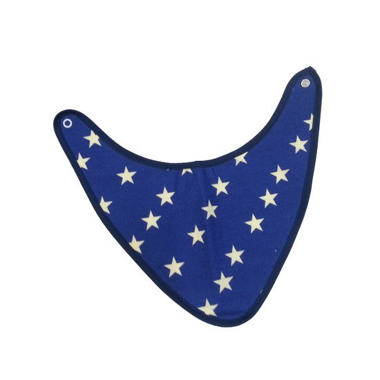 Étoiles bavoir naissance bandana Bleu  de Babycalin