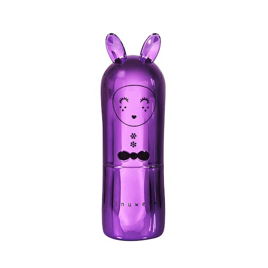 Baume à lèvres vegan lapin Edition métalisée violet  de Inuwet