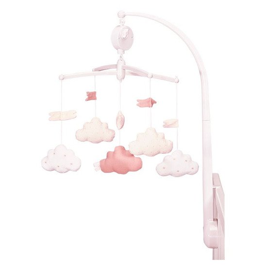 Lily mobile musical Lily poudrée  de Sauthon Baby's Sweet Home