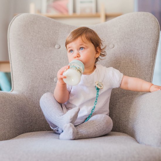 GOLD Attache-sucette Bijou Bleu  de Suavinex