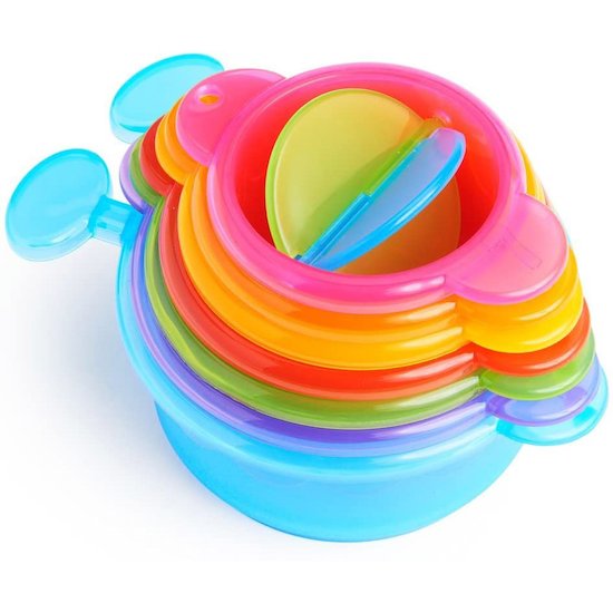 7 tasses à empiler bain Multicolore  de Munchkin 7 tasses à empiler bain Multicolore  de Munchkin