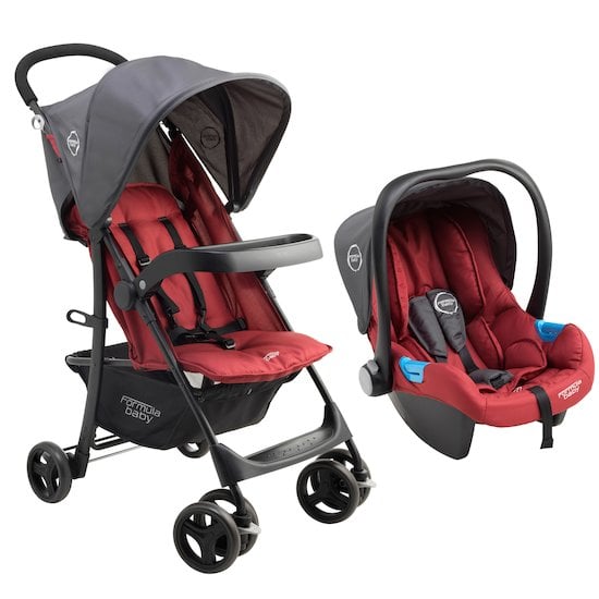 Poussette canne 2025 aubert concept rouge