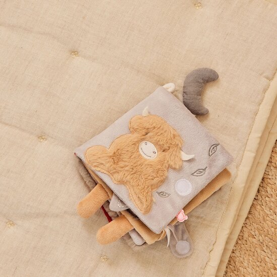 Livre d'éveil Fluffy, Orso et Lily Gris  de Noukies