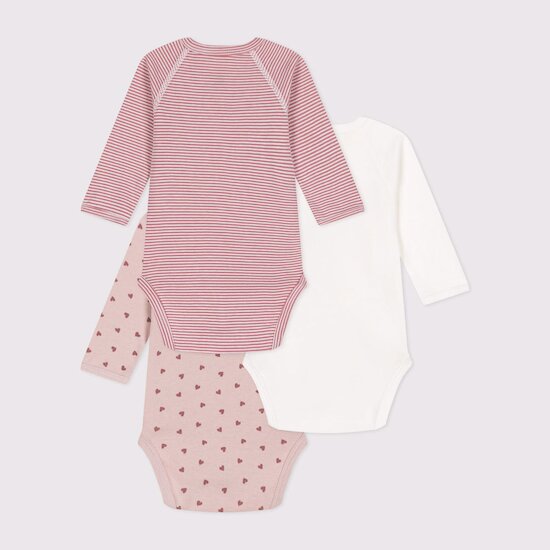Lot 3 bodies croisés en coton  Prématuré de Petit Bateau Lot 3 bodies croisés en coton  Prématuré de Petit Bateau