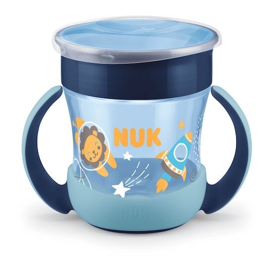 Tasse Mini Magic Cup 360 Nuit Bleu Marine 6 mois + de Nuk, Tasses & verres  : Aubert