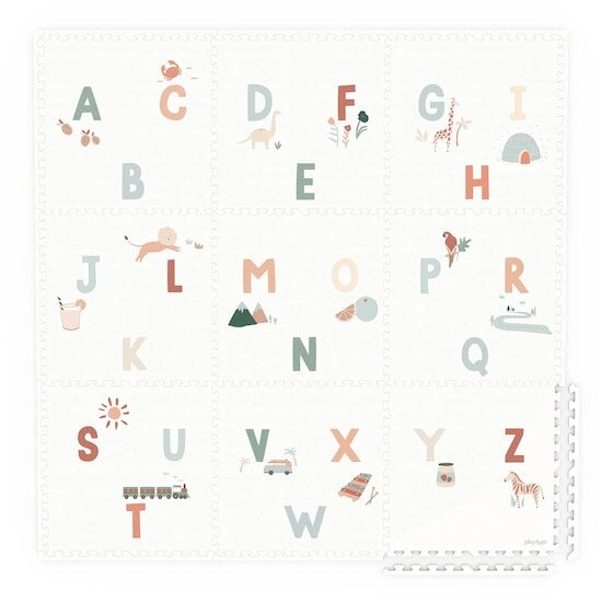 Tapis de jeu Puzzle 2-en-1 EEVA Alphabet  de Play & Go
