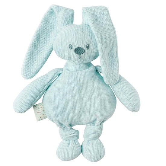 Lapidou peluche lapin tricot Menthe  de Nattou