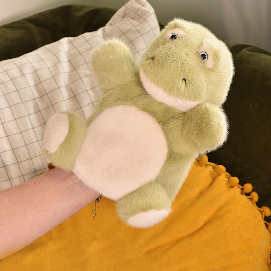 Marionnette Crocodile Vert 24 cm de Histoire d'ours