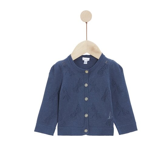 Mon Petit Nuage Cardigan Bleu infinity  de P'tit bisou