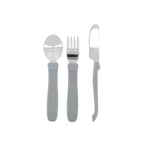 Lot de 3 couverts d’apprentissage acier inoxydable