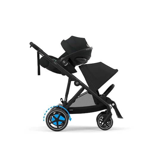 Poussette e-Gazelle S Black Moon Black  de CYBEX