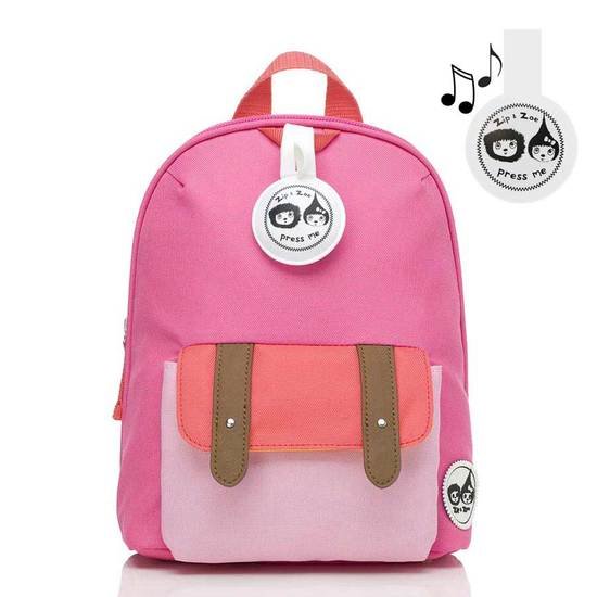 Mini backpack Zip&Zoé Hot pink block 0-3 ans de Babymel