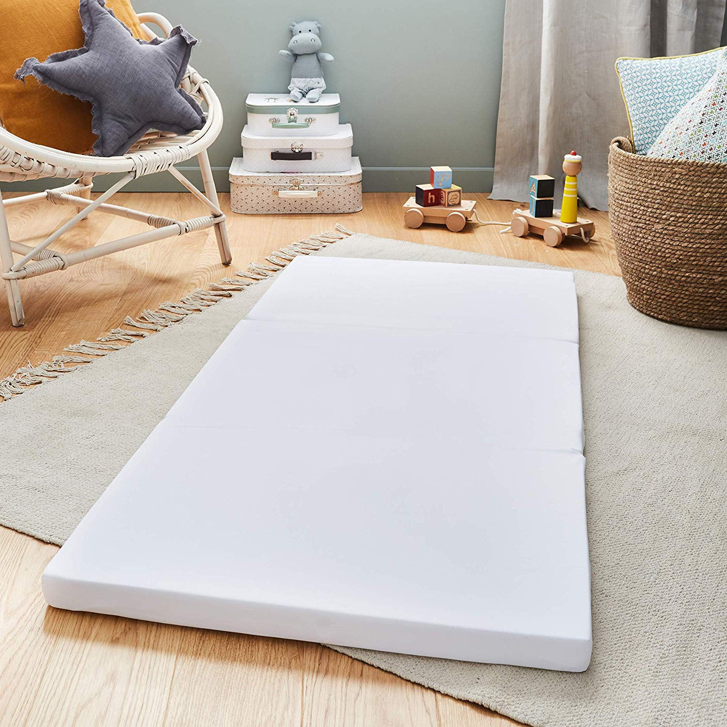 Matelas de voyage Nomade pliant de P'tit lit, Matelas de voyage : Aubert