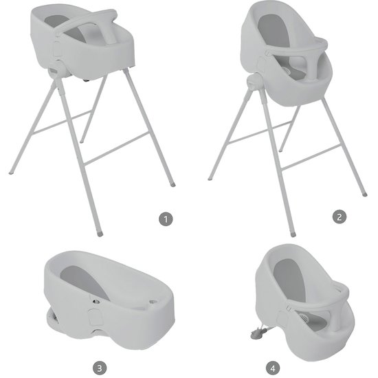 Baignoire-douche Bubble Nest Cool Grey  de Chicco Baignoire-douche Bubble Nest Cool Grey  de Chicco
