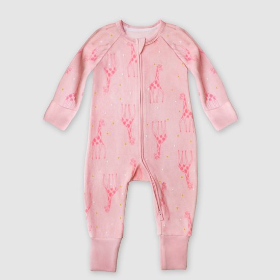 Pyjama Zippé Velours Girafe  de DIM Baby