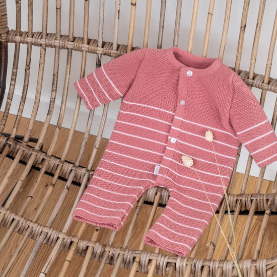 Combinaison Collection P'tit Bisou Trousseau Tricot 2019 Rose/ecru 0-1 mois de P'tit bisou Combinaison Collection P'tit Bisou Trousseau Tricot 2019 Rose/ecru 0-1 mois de P'tit bisou