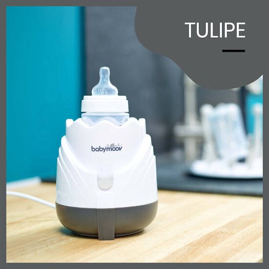 Chauffe-biberon Tulipe - Maison Cream  de Babymoov Chauffe-biberon Tulipe - Maison Cream  de Babymoov