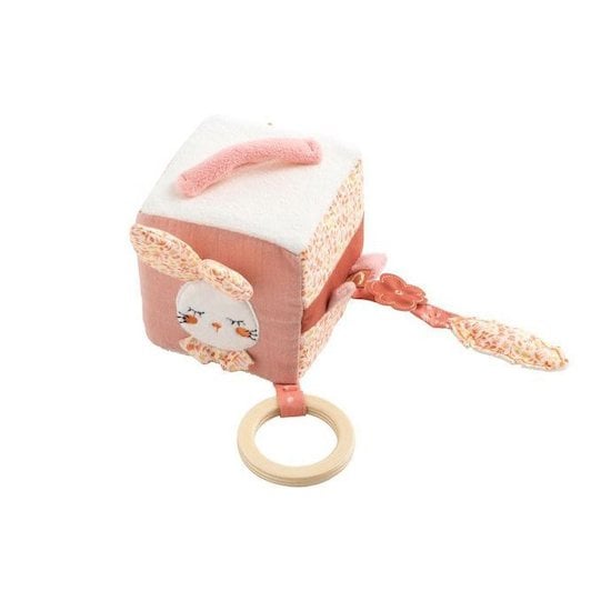 Esmée Cube d'activités Rose  de Sauthon Baby Déco