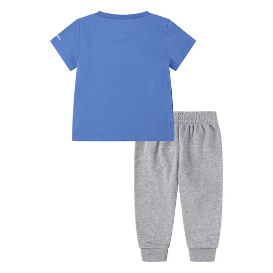 Ensemble t-shirt + jogging Bleu / Gris  de Converse
