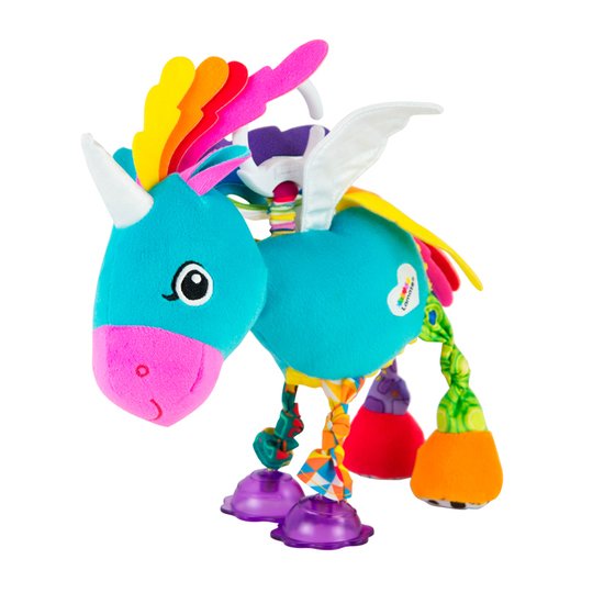 Peluche d'activités  Lily la licorne  de Lamaze