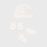 Ensemble Bonnet + Chaussons + Moufles