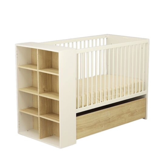 Paloma Lit bébé transformable en 90 x 190 Blanc neige 60 x 120 cm de Sauthon Baby's Sweet Home Paloma Lit bébé transformable en 90 x 190 Blanc neige 60 x 120 cm de Sauthon Baby's Sweet Home