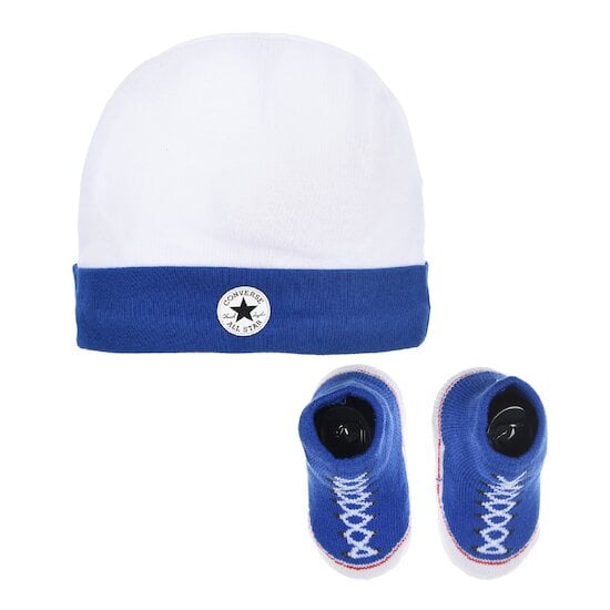 Bonnet avec Chaussons Bleu  de Converse