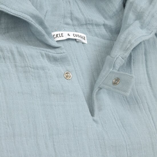 Poncho mousseline Bleu poudré  de Lässig Poncho mousseline Bleu poudré  de Lässig