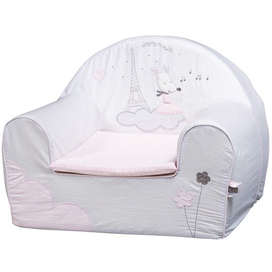 Lilibelle fauteuil club Rose  de Sauthon Baby's Sweet Home