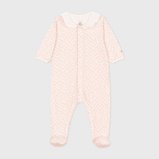 Pyjama en coton Imprimé Fleurs  de Petit Bateau