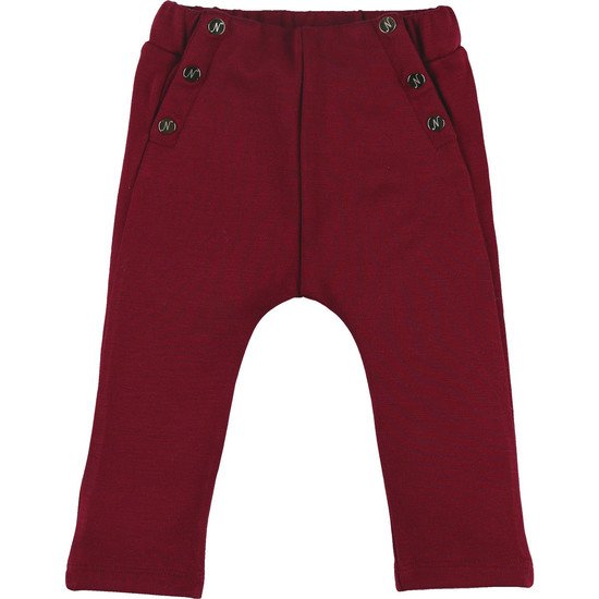 Pantalon Fille Milano Collection Smart Rouge bordeaux  de Noukies