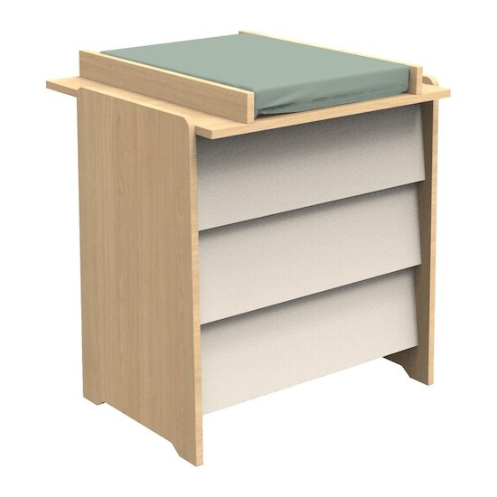 Vanille Commode Chêne miel  de Sauthon Baby's Sweet Home Vanille Commode Chêne miel  de Sauthon Baby's Sweet Home