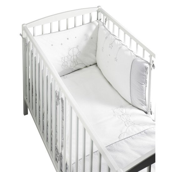 Céleste édredon 60x120cm Blanc  de Sauthon Baby's Sweet Home