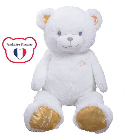 Peluche Géante Gaston l'Ourson Doré 100 cm de Piou Piou et Merveilles, Piou  Piou et Merveilles : Aubert