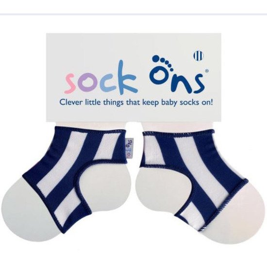 Guêtres Magiques Rayures bleues  de Sock Ons