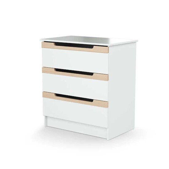 Carrousel Commode à langer Blanc & Hêtre  de Jurababy