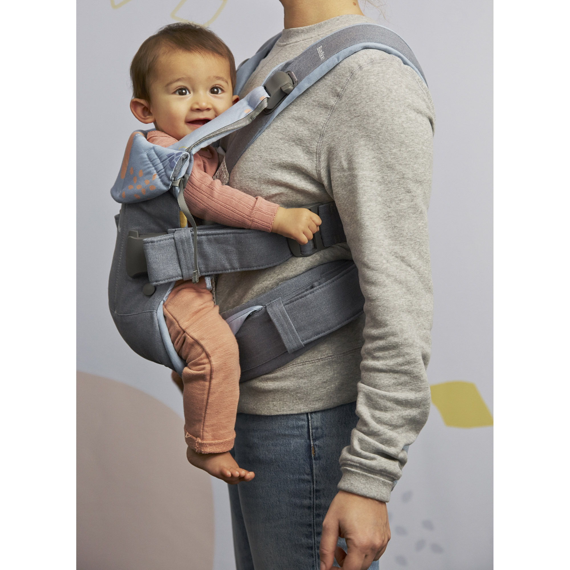 BABYBJORN Porte-bébé One Kaki Soft Cotton Mix - Cdiscount Puériculture &  Eveil bébé