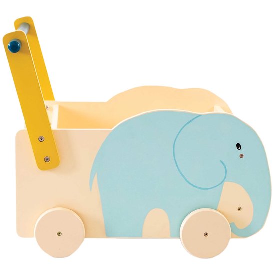 Zanimo chariot à jouets Bleu  de Domiva