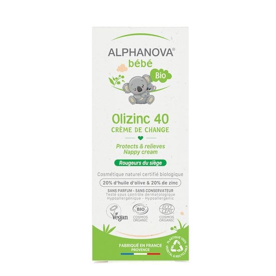 Crème de change bébé Olizinc 40   de Alphanova bébé