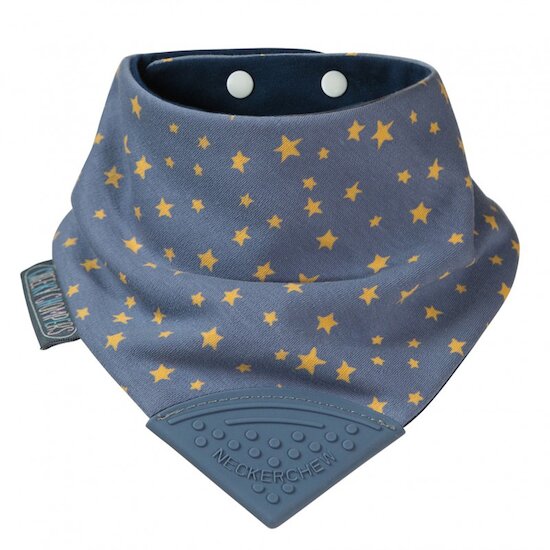 Bavoir de dentition Neckerchew Midnight Stars  de Cheeky Chompers