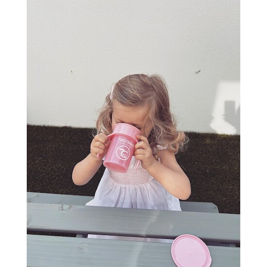 Tasse d'apprentissage 360° Rose 230 ml de Twistshake Tasse d'apprentissage 360° Rose 230 ml de Twistshake