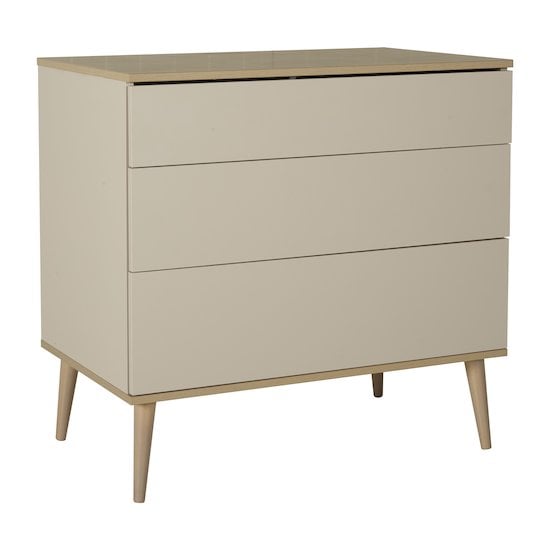 Flow commode 3 tiroirs Argile & Oak  de Quax