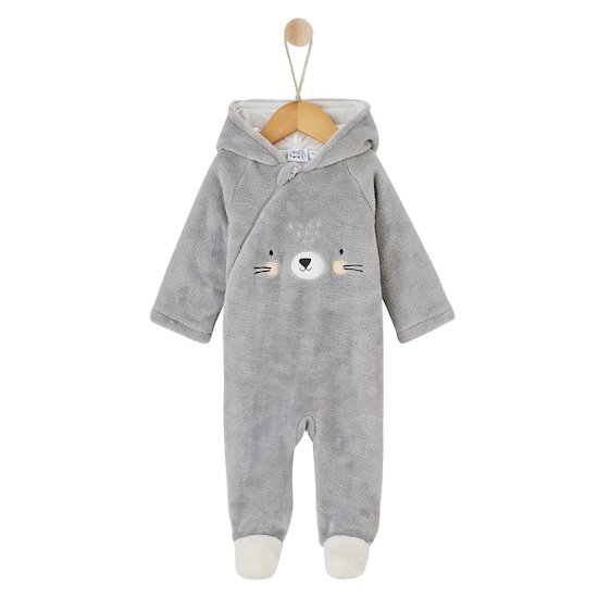 Lapin Câlin Surpyjama Gris  de P'tit bisou